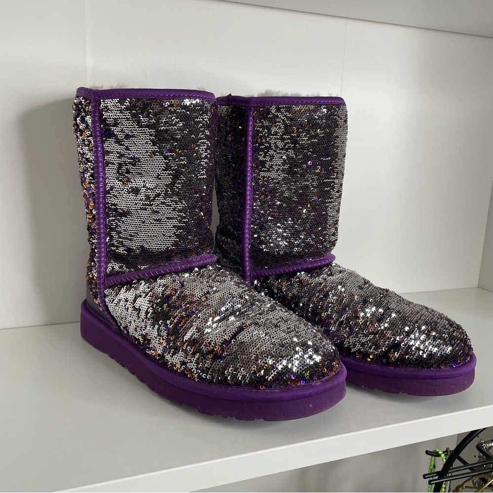 sequin uggs - image 1